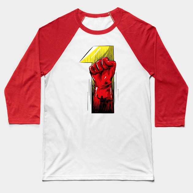 1 Punch! Baseball T-Shirt by Gil